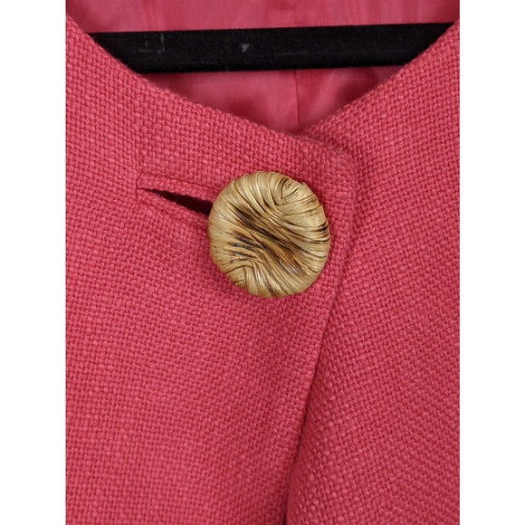 Talbots Collection Vintage Italian Fabric Cropped Jacket 12 - Picture 2 of 5